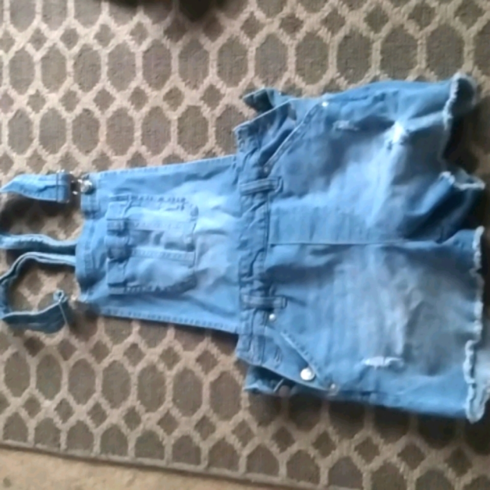 Overall shorts